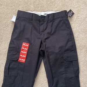 Dickies Black Cargo Pant Regular Straight Leg (32x32)